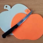 Tabla Pica Quesos en forma de manzana