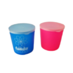 Vaso Plástico 250 ml con Tapa